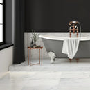 Calacatta Amore 12"x24" Honed Marble Tile product shot bathroom view