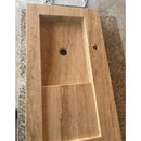 HANDCRAFTED CUSTOM TRAVERTINE SINK - 2 (TR-057)