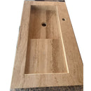 HANDCRAFTED CUSTOM TRAVERTINE SINK - 2 (TR-057)