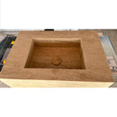 HANDCRAFTED CUSTOM TRAVERTINE SINK - 1