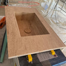HANDCRAFTED CUSTOM TRAVERTINE SINK - 1