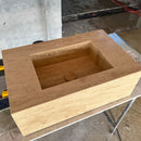 HANDCRAFTED CUSTOM TRAVERTINE SINK - 1