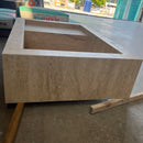 HANDCRAFTED CUSTOM TRAVERTINE SINK - 3 (TR-075)