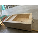 HANDCRAFTED CUSTOM TRAVERTINE SINK - 3 (TR-075)