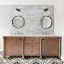 Tahari 8x8 matte porcelain field tile  msi collection NTAH8X8 room shot bathroom view