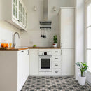 Tahari 8x8 matte porcelain field tile  msi collection NTAH8X8 room shot kitchen view