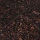 Tan brown 12 in x 12 in polished granite floor and wall tile TTANBRN1212 product shot angle view