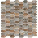 Taos picket 12X12 glass mesh mounted mosaic tile SMOT GLSPK TAOS8MM product shot multiple tiles top view