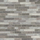 Tarvos interlocking 11.81X11.81 glass mesh mounted mosaic tile SMOT-GLSIL-TARVOS6MM product shot multiple tiles top view