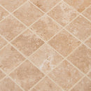 Tempest natural 12x12 glazed ceramic mesh mounted mosaic tile NTEMNAT2X2 product shot multiple tiles angle view