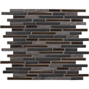 Titan interlocking 12X12 porcelain and stone mesh mounted mosaic tile SMOT-SPIL-TI8MM product shot multiple tiles close up view