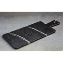 Toros Black genuine white marble serving board charcutorie platter product shot