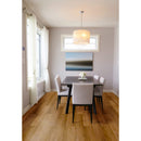 Trail oak rigid core luxury vinyl plank flooring 7x48 SPC13030748-22M installed on dining room floor