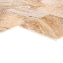 Traonyx travertine tiles honed pattern TONYXPATH 4 sized pattern profile view