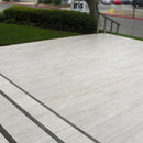 Travertino bianco al contro matte porcelain floor and wall tile liberty us collection LUSIRG2448112 product shot out door view