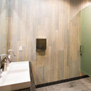 Travertino grigio al contro matte porcelain floor and wall tile liberty us collection LUSIRG2448113 product shot bath view