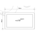 Handcrafted Travertine Rectangular Vessel Bathroom Sink Beige