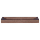 Noce Travertine Rectangular Above Vanity Bathroom Sink Honed (W)16" (L)48" (H)4" product shot