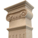 Troia light travertine hand-carved italian head W6xL16xH24 MEGCL05 product