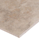 Tusany walnut 18 x 18 honed  filled travertine floor and wall tile TTWAL1818HF product shot profile view