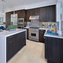 Tuscany beige 18 in x 18 in honed travertine floor and wall tile TTBEIG1818HF product shot kitchen view