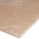 Tuscany classic 12 x 12 honed filled travertine floor and wall tile TTCLASLT1212HF product shot profile view
