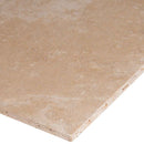 Tuscany classic 18 in x 18 in honed travertine floor and wall tile TTCLASLT1818HF product shot profile view