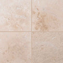 Tuscany classic 18 in x 18 in honed travertine floor and wall tile TTCLASLT1818HF product shot wall view