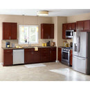 Tuscany ivory 12X12 honed beveled travertine mesh mounted mosaic tile SMOT-IVO-2X4HB product shot wall view