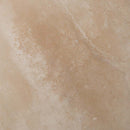 Tuscany ivory 18 x 18 honed filled travertine floor and wall tile TTIVORY1818HF product shot one tile top view