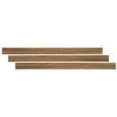 Twany birch 3 4 thick x 1 3 4 wide x 94 in length luxury vinyl stair nose molding VTTTAWBIR-OSN product shot multiple tiles top view