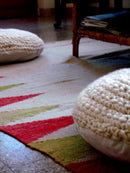 Full Moon Round Throw Pillow