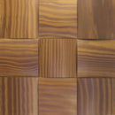 US Pine Big Straw Thermowood Mesh-mounted Mosaic Wall Tile 986006 top view