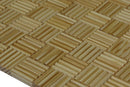 US Pine Madlen Mesh-mounted Wood Mosaic Wall Tile 988006 angle view