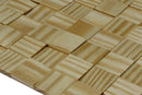 US Pine Natural Mesh-mounted wood Mosaic Wall Tile 988008 angle view