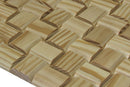 US Pine Pyramid Mesh-mounted Mosaic Wall Tile 988005 angle view