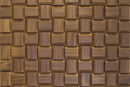 US Pine Pyramid Thermowood Mesh-mounted Mosaic Wall Tile 986005 top view