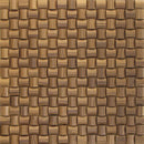 US Pine Straw Thermowood Mesh-mounted Mosaic Wall Tile 986003 top view