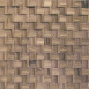 US Walnut Infinity Mesh-mounted wood Mosaic Wall Tile 987003 top view