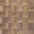 US Walnut Prolate 2x2 Mesh-mounted Mosaic Wall Tile 987006 top view