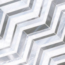 Urban wave lapis 9" x 15.6" film face glass mosaic wall tile SMOT-GLSB-URWALAP3MM product shot angle view 2