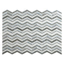 Urban wave lapis 9" x 15.6" film face glass mosaic wall tile SMOT-GLSB-URWALAP3MM product shot one tile top view 4