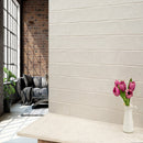 Urbano crema ceramic white subway tile 4x12 glossy  msi collection NURBCRE4X12 product shot table view 4