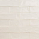 Urbano crema ceramic white subway tile 4x12 glossy  msi collection NURBCRE4X12 product shot wall view