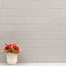Urbano dusk 3d mix ceramic gray textured subway tile 4x12 glossy  NURBDUSMIX4X12 room shot table view