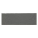 Urbano graphite 3d mix ceramic gray textured subway tile 4x12 glossy NURBGRAMIX4X12 product shot tile view