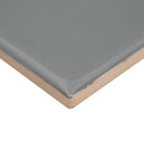 Urbano graphite ceramic gray subway tile 4x12 glossy NURBGRA4X12 product shot profile view