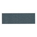 Urbano navy 3d mix ceramic white textured subway tile 12x4 glossy  msi collection NURBNAVMIX4X12 product shot tile view