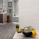 Urbano pure 3d mix ceramic white textured subway tile 4_x12_ glossy  NURBPURMIX4X12 product shot table view 4