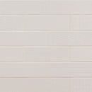 Urbano pure 3d mix ceramic white textured subway tile 4_x12_ glossy  NURBPURMIX4X12 product shot wall view
